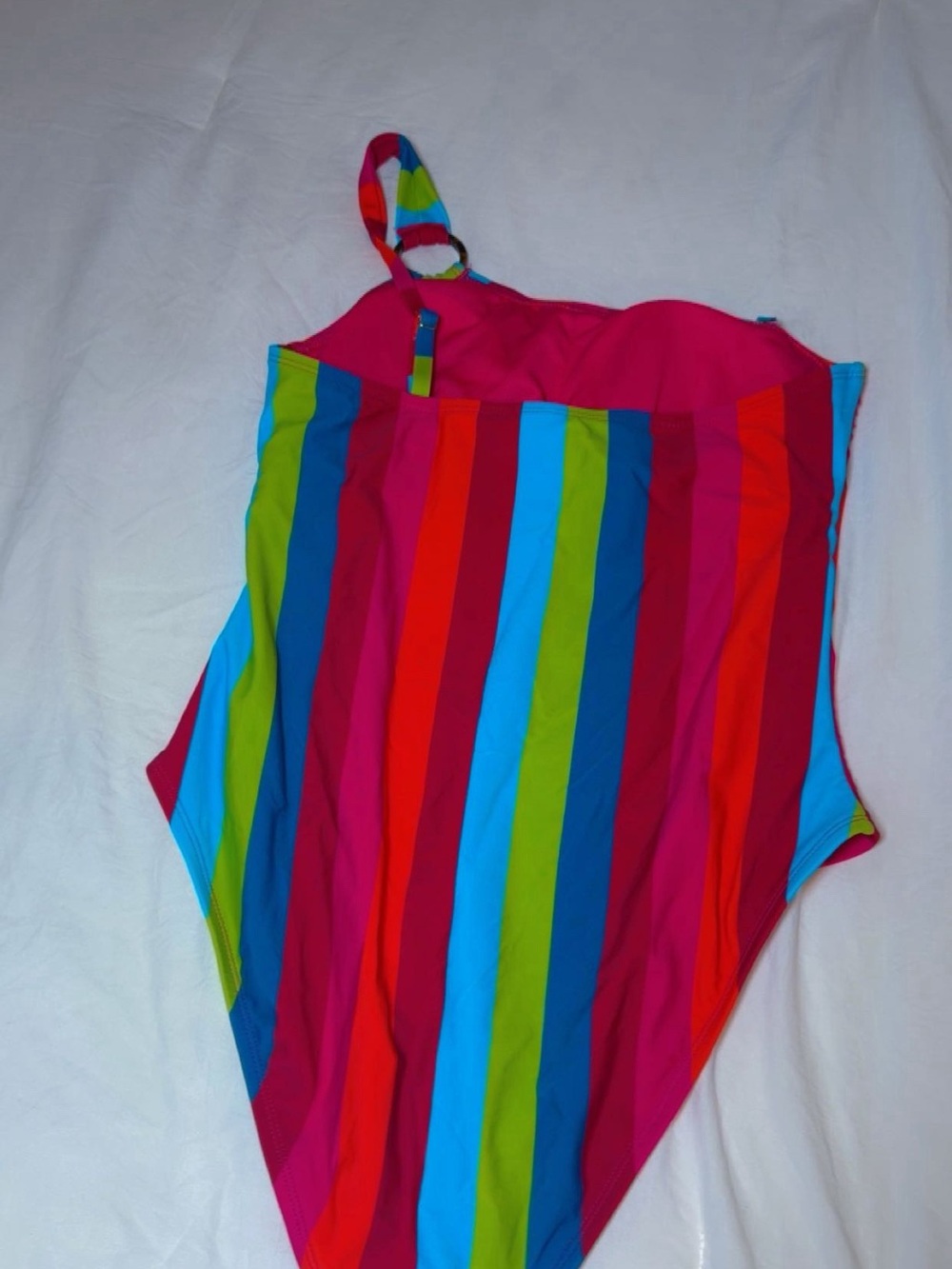 Kids Bright Multi-Stripe One-Piece Swimsuit